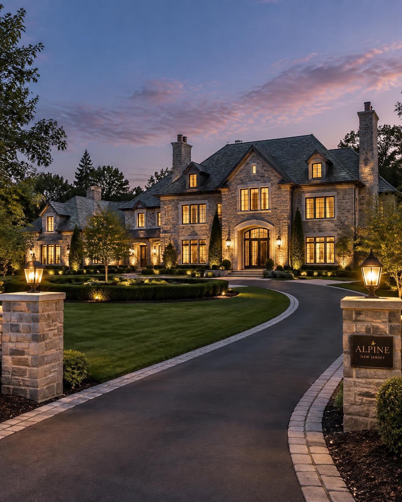 Luxury estate architecture