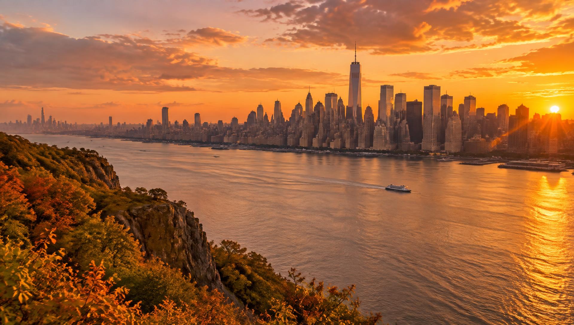 Manhattan from the Palisades